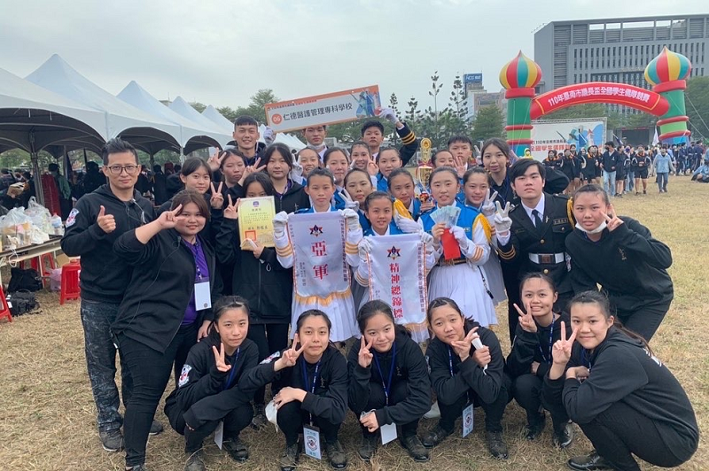 仁德學生儀隊榮獲台南市議長盃全國學生儀隊競賽-亞軍圖片